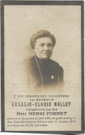 DP. EULALIE MOLLET - FORNET ° SLYPE 1864 - + SCHOORE 1924 - Religion & Esotérisme