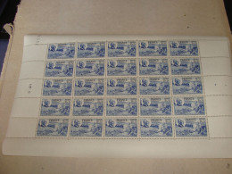 N° 607 En Feuille  De  25 Timbres Entières Neuves - Ganze Bögen