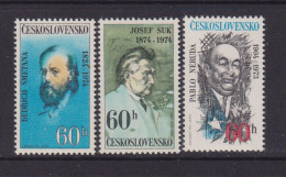 CZECHOSLOVAKIA  - 1974 Celebrities Set Never Hinged Mint - Ongebruikt