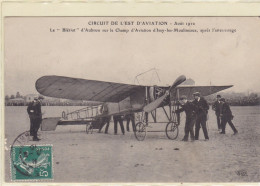 Circuit De L'Est D'Aviation - Août 1910 - Le "Blériot" D'Aubrun Sur Le Champ D'Aviation D'Issy-les-Moulineaux........... - ....-1914: Precursors