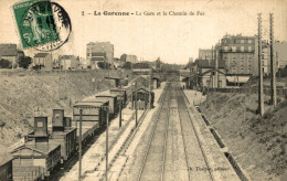 LA GARENNE LA GARE ET LE CHEMIN DE FER - La Garenne Colombes