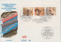 Deutschland FDC Block 16 - Nobelpreisträger Deutschsprachiger Literatur - 1971-1980