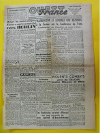 Journal L'Ouest France Du 22 Février 1945. Guerre De Gaulle Koniev Berlin Yalta épuration  LVF Demessine Calcar - Sonstige & Ohne Zuordnung