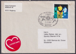 Germany 1997, 50th Anniversary Of The Olympic Games In Munich, Special Postmark & Cover - Otros & Sin Clasificación