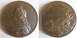 Médaille Louis XIV Splendor Rei Navalis , Hommage à La Marine , Attribué  à LENOIR 1925, Par Mauger - Andere & Zonder Classificatie