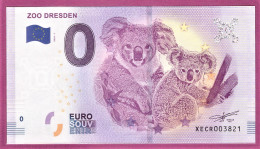 0-Euro XECR 2018-1 ZOO DRESDEN - Private Proofs / Unofficial