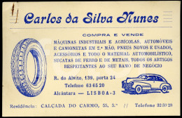 60s CARD SUCATEIRO ALVITO ALCANTARA LISBOA VOITURE CAR LAND ROVER PORTUGAL AT296 - Visitekaartjes