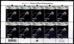 PORTUGAL (Madeira) - EUROPA - Underwater Fauna And Flora - Date Of Issue: 2024-05-03 (Miniature Sheet) - 2024