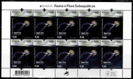 PORTUGAL (Madeira) - EUROPA - Underwater Fauna And Flora - Date Of Issue: 2024-05-06 (Miniature Sheet) - 2024