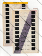 Lot De 2 Plaquettes De 10 Vues Stéréoscopiques Pour Appareil Lestrade - LOURDES N° 1 Et 3 +/- 1960 - Stereoscoopen