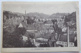 LUXEMBOURG. - Grund - CPA 1922 - Lussemburgo - Città