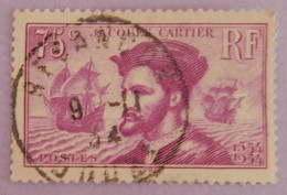 FRANCE YT 296 CACHET ROND "JACQUES CARTIER" ANNÉE 1934 - Used Stamps