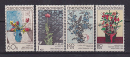 CZECHOSLOVAKIA  - 1974 Graphic Art Set Never Hinged Mint - Unused Stamps