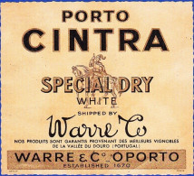 Port Wine Label, Portugal - PORTO CINTRA SpecialWhite -|- Warre & Cª - Oporto - Autres & Non Classés