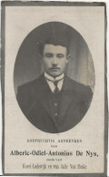 DP. ALBERIC DE NYS ° ARDOYE 1896 - + DOOR ONGELUK GETROFFEN TE LOKEREN 1918 - Religion &  Esoterik