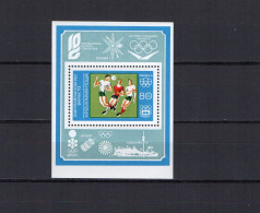 Bulgaria 1973 Football Soccer, Space, Olympic Games Munich  S/s MNH - Ungebraucht