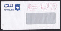 Netherlands: Cover, 1991, Meter Cancel, Municipality Of Enkhuizen, Fish Heraldry, Ideal For Industry (traces Of Use) - Lettres & Documents