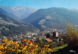 38 - Allevard Les Bains - Vue Générale - La Tour De Treuil - La Vallée Du Breda - Au Fond, Le Massif De Belledonne - Allevard