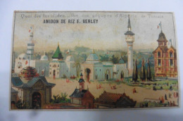 Chromo Amidon Verley - Exposition Universelle De Paris 1878 - Tunisie Et Algérie - Sonstige & Ohne Zuordnung