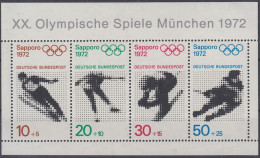 Deutschland Block 06 - Olympische Spiele 1972 - Sapporo Und München - Ongebruikt