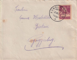 Brieflein  Konolfingen - Guggisberg        1922 - Cartas & Documentos