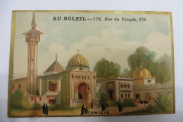 Chromo Au Soleil - Exposition Universelle De Paris 1878 - Tunisie - Pavillon - Other & Unclassified