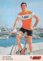 Velo - Cyclisme - Coureur Cycliste Belge Jaak De Boever - Team BIC  - 1972 - Cyclisme