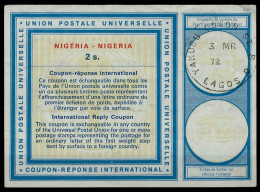NIGERIA  Vi20  2 S.  International Reply Coupon Reponse Antwortschein IRC IAS Cupon Respuesta  O LAGOS YAKUBU GOWON ST. - Nigeria (1961-...)
