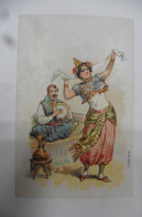 Chromo Chicorée Au Bon Génie - Tunisie - Danse Danseuse Musique Musicien - Thee & Koffie