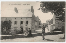 23 - ST GEORGES LA POUGE - CPA - Route Du Puy - Autres & Non Classés