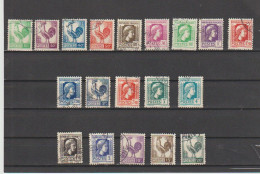 1944 N°630 à 648 Série D'Alger Oblitérés (lot 634) - Gebruikt