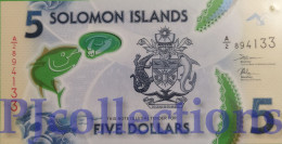 SOLOMON ISLANDS 5 DOLLARS 2019 PICK 38 POLYMER UNC - South Sudan