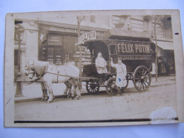 Carte  Photo - PARIS - AVENUE LEDRU ROLLIN - ATTELAGE FELIX POTIN - PHARMACIE BARTHELEMY - District 12