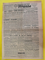 Journal L'Ouest France Du 7 Février 1945 Guerre De Gaulle Rhin Robert Brasillach Fusillé Philippines Yalta - Otros & Sin Clasificación