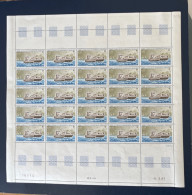 TAAF 1982 PLANCHE Feuille 25v Neuf MNH **  PO 95 Kerguelen Chaland Le Gros Ventre - Unused Stamps