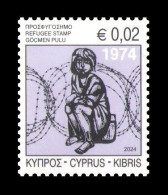 Cyprus 2024 Mih. Z26 Refugee Aid MNH ** - Ungebraucht