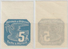 091/ Pof. NV 2, Translucent Paper - Unused Stamps