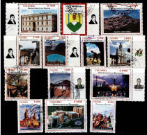 0005G-COLOMBIA-2003- USED STAMPS LOT - CALDAS AND SANTANDER DEPARTMENTS- NO COMPLETE SETS - Kolumbien