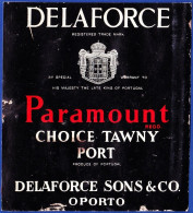 Port Wine Label, Portugal - DELAFORCE PARAMOUNT Choice Tawny Port -|- Delaforce, Oporto - Other & Unclassified