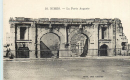 CPA France Nîmes La Porte Auguste - Nîmes