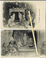 4 C.P. ANNAM  N° 35-36-37-38 - Montagnes De Marbres - Chef Ou Pape Des Bonzes - Ecole Annamite - Qui-Nhon - Viêt-Nam