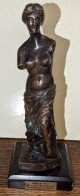 Statuette Reproduction En Bronze "la Vénus De Milo" - Bronces