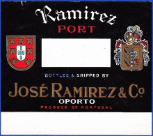 Port Wine Label, Portugal - RAMIREZ PORT -|- José Ramirez, Oporto (See The Image Well) - Otros & Sin Clasificación