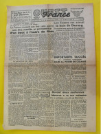 Journal L'Ouest France Du 26 Janvier 1945 Guerre De Gaulle Dantzig Koenigsberg Ardennes Colmar épuration Maurras - Sonstige & Ohne Zuordnung