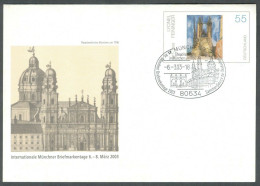 Germany 2003, Theatine Church In Műnhen, Special Postmark & Cover - Altri & Non Classificati