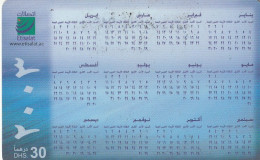 PREPAID PHONE CARD EMIRATI ARABI  (CZ2470 - Ver. Arab. Emirate