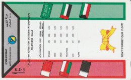 PHONE CARD KUWAIT  (CZ2369 - Kuwait