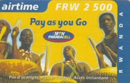 PREPAID PHONE CARD RWANDA  (CZ2287 - Ruanda