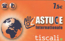 PREPAID PHONE CARD FRANCIA TISCALI (CZ2215 - Other & Unclassified