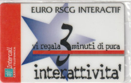 PREPAID PHONE CARD ITALIA INTERCALL (CZ2153 - Pubbliche Ordinarie